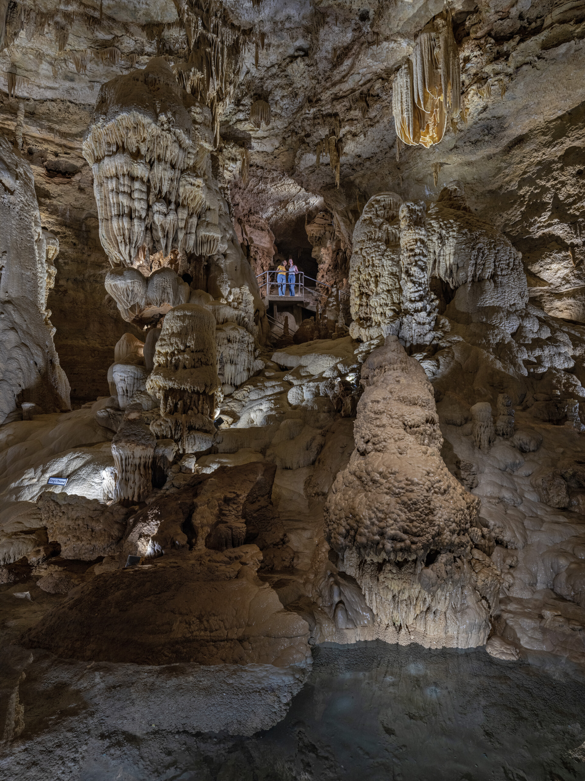Castle of White Giants at Natural Bridge Caverns