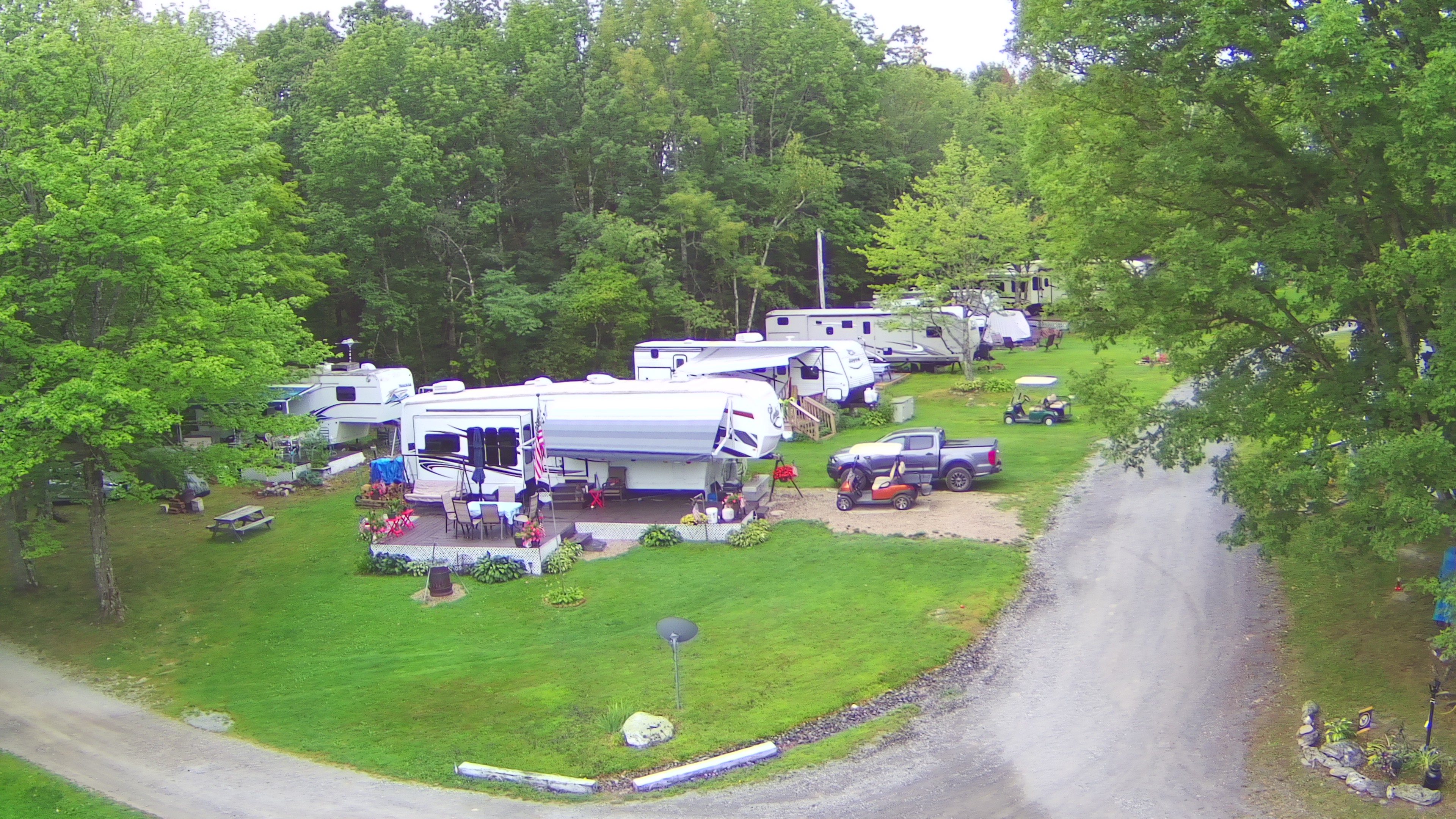 RV park in the mountains